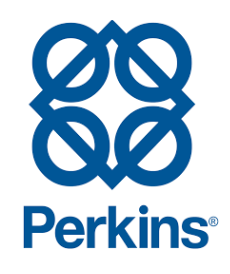 Logotipo Perkins Compañía